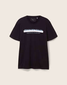 TOM TAILOR PRINTED T-SHIRT BLUZA DE BARBATI