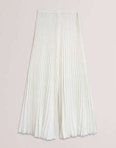 TED BAKER haryx Pleated Wide Leg Crepe Trouser