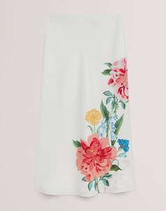 TED BAKER CASLA Printed Column Maxi Skirt