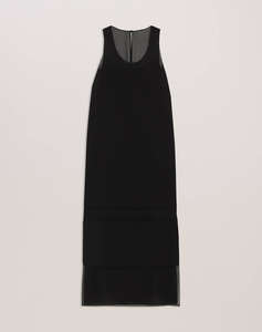 TED BAKER MEPHORA Sleeveless Midi Dress With Panel Detail