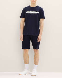 TOM TAILOR PRINTED T-SHIRT BLUZA DE BARBATI