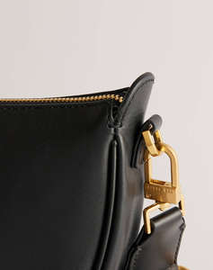 TED BAKER ESSINA Webbing Leather Half Moon Crossbody Bag (Dimensiuni: 28 x 16cm.)