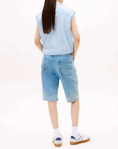TOMMY JEANS TJW POPLIN FRONT KNOT SHIRT