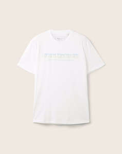 TOM TAILOR PRINTED T-SHIRT BLUZA DE BARBATI