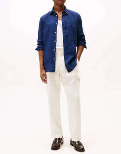 TOMMY HILFIGER PIGMENT DYED LI SOLID RF SHIRT
