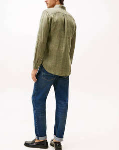 TOMMY HILFIGER PIGMENT DYED LI SOLID RF SHIRT