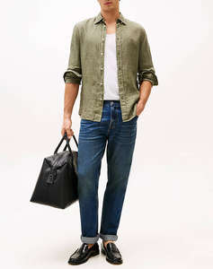 TOMMY HILFIGER PIGMENT DYED LI SOLID RF SHIRT