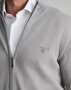 NAVY&GREEN CARDIGAN TRICOTAT FERMOAR