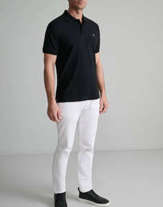NAVY&GREEN BLUZA POLO MONOCROMA, CUSTOM FIT