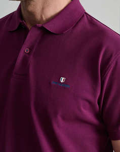 NAVY&GREEN BLUZA POLO MONOCROMA, CUSTOM FIT