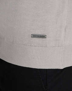 NAVY&GREEN TRICOTAT POLO, MANECA SCURTA