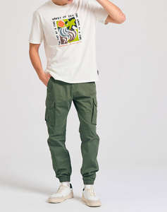 FUNKY BUDDHA Bluza de barbati Maneca Scurta Cu Imprimeu