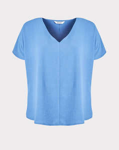 PARABITA Bluza washed cu V