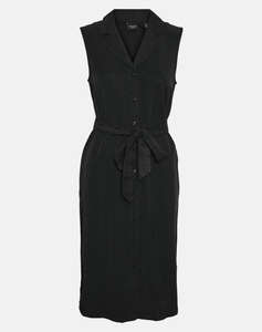 VERO MODA VMBREE SL BLK SHIRT TENCEL DRESS GA