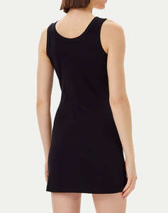 GUESS SUNFLOWER RIB DRESS - ECO SMOOTH GIRLY RIB 435 ROCHIE DE DAMA