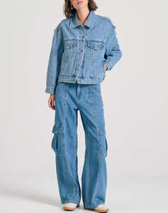 FUNKY BUDHA Jean jacket de dama