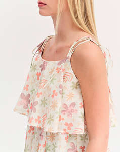 FOREL Bluza crop floral Case Study