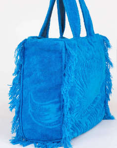 SUN OF A BEACH Terry Tote Beach Bag (Dimensiuni: 44 x 40 x 17cm.)