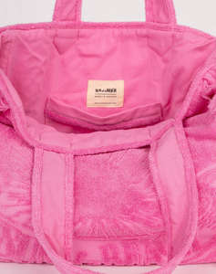SUN OF A BEACH Terry Tote Beach Bag (Dimensiuni: 44 x 40 x 17cm.)