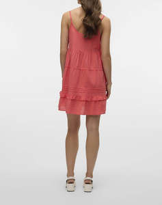 VERO MODA VMPRETTY SHORT SINGLET DRESS WVN GA NOOS