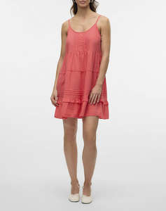 VERO MODA VMPRETTY SHORT SINGLET DRESS WVN GA NOOS