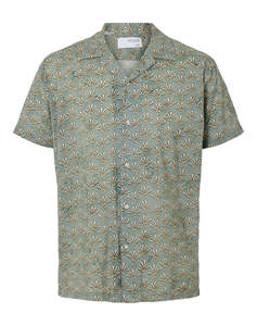 SELECTED SLHREG-AIR SHIRT SS MIX