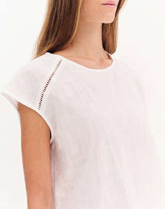 FOREL Bluza din bumbac cu broderie