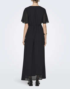 ONLY ONLSTAR LIFE S/S MIA MAXI DRESS WVN