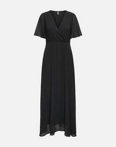 ONLY ONLSTAR LIFE S/S MIA MAXI DRESS WVN