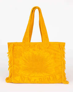 SUN OF A BEACH Terry Tote Beach Bag (Dimensiuni: 44 x 40 x 17cm.)