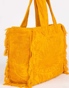 SUN OF A BEACH Terry Tote Beach Bag (Dimensiuni: 44 x 40 x 17cm.)