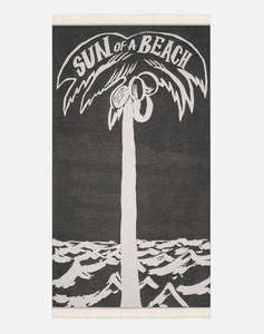 SUN OF A BEACH Feather Beach Towel (Dimensiuni: 95 x 160cm.)