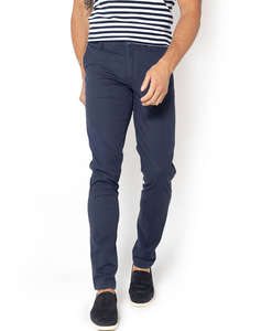 THE BOSTONIANS PANTALONI CHINOS DOBBY MODERN FIT
