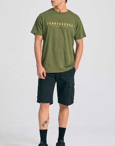 FUNKY BUDHA Bluza de barbati cu maneca scurta si imprimeu