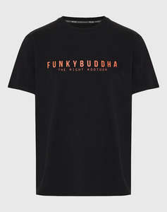 FUNKY BUDHA Bluza de barbati cu maneca scurta si imprimeu