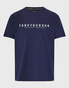 FUNKY BUDHA Bluza de barbati cu maneca scurta si imprimeu