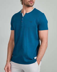 NAVY&GREEN BLUZA DECOLTEU CU NASTURI