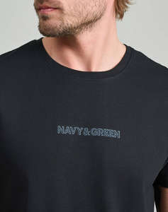 NAVY&GREEN BLUZA DECOLTEU