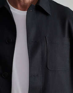 NAVY&GREEN SACOU-JACKET