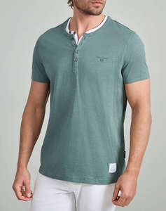 NAVY&GREEN BLUZA DECOLTEU CU NASTURI