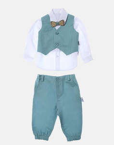 MATOU SET PANTALONI CAMASA VESTA PAPION DE COPII BOY