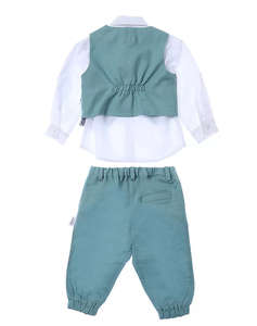 MATOU SET PANTALONI CAMASA VESTA PAPION DE COPII BOY