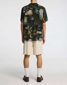 SELECTED SLHRELAX-VERO SHIRT SS AOP
