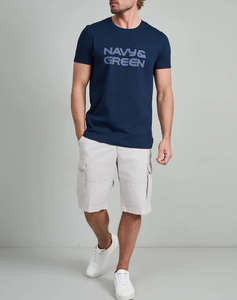 NAVY&GREEN BLUZA DECOLTEU