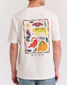 FUNKY BUDDHA Bluza de barbati cu maneca scurta si imprimeu