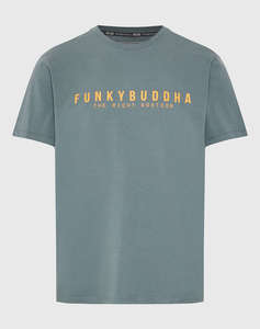 FUNKY BUDHA Bluza de barbati cu maneca scurta si imprimeu