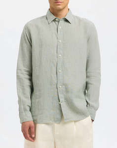 SELECTED SLHREGKYLIAN LINEN LS SHIRT