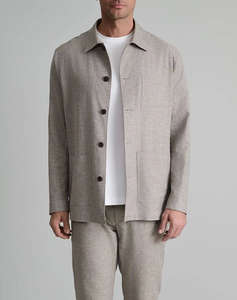 NAVY&GREEN SACOU-JACKET