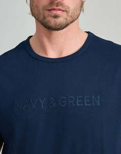 NAVY&GREEN BLUZA DECOLTEU