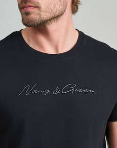 NAVY&GREEN BLUZA DECOLTEU